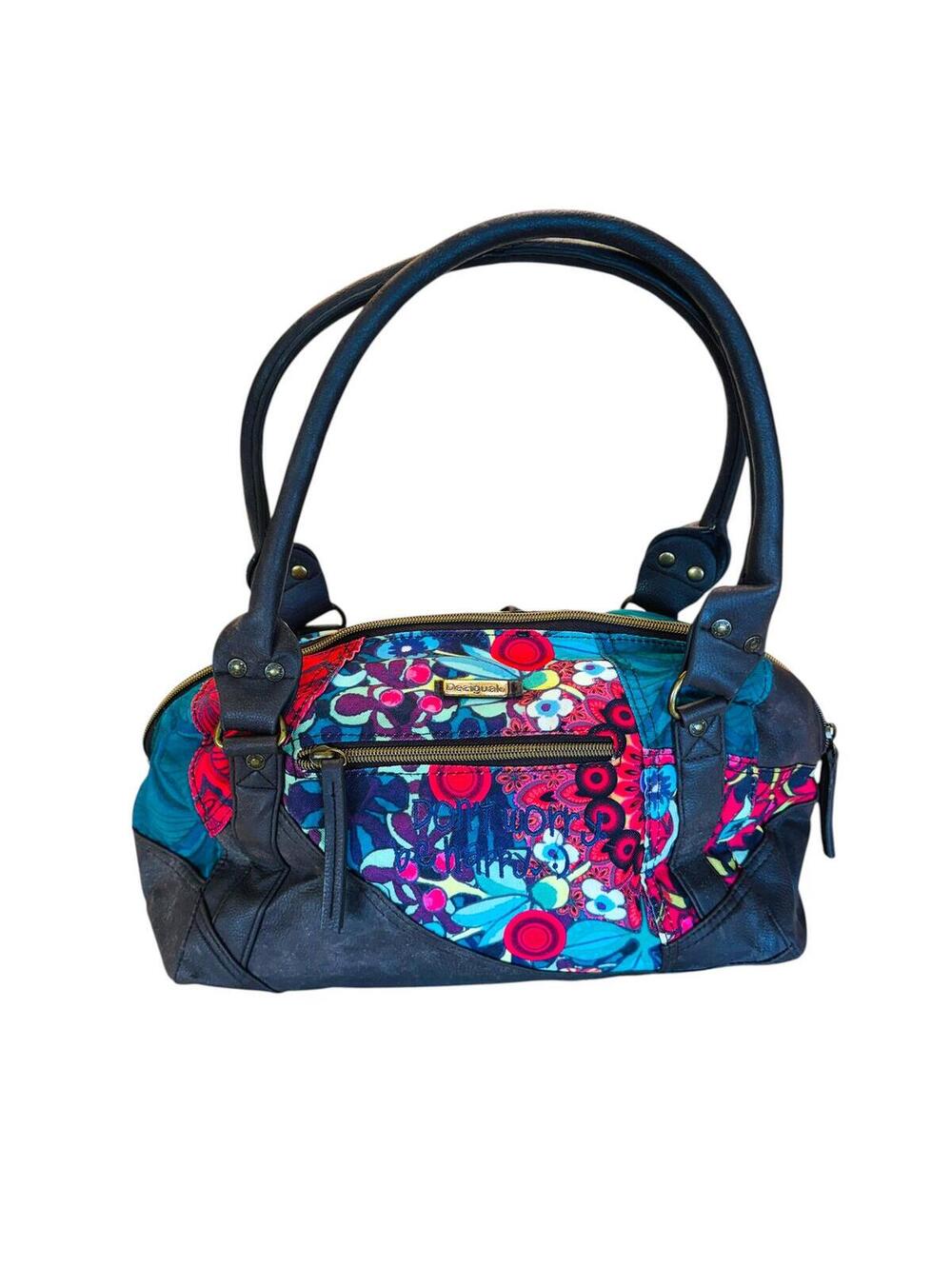Desigual y2k patchwork shoulder bag